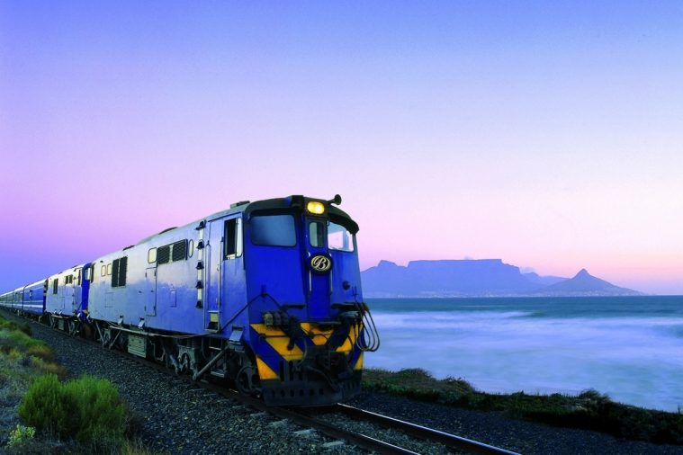 On the Blue Train in South Africa