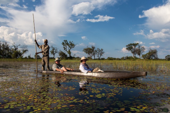 Mokoro trip at Little Vumbura, Okavango Delta