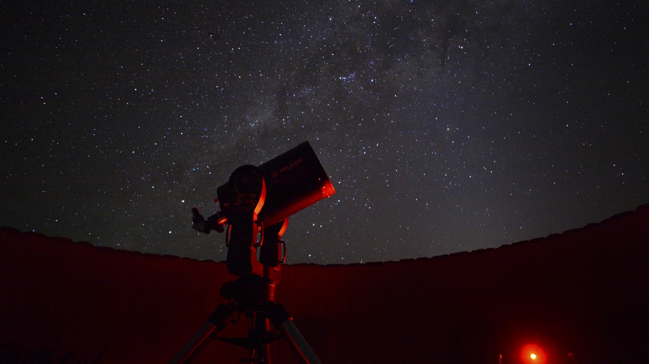 Stargazing at Sossusvlei Desert Lodge